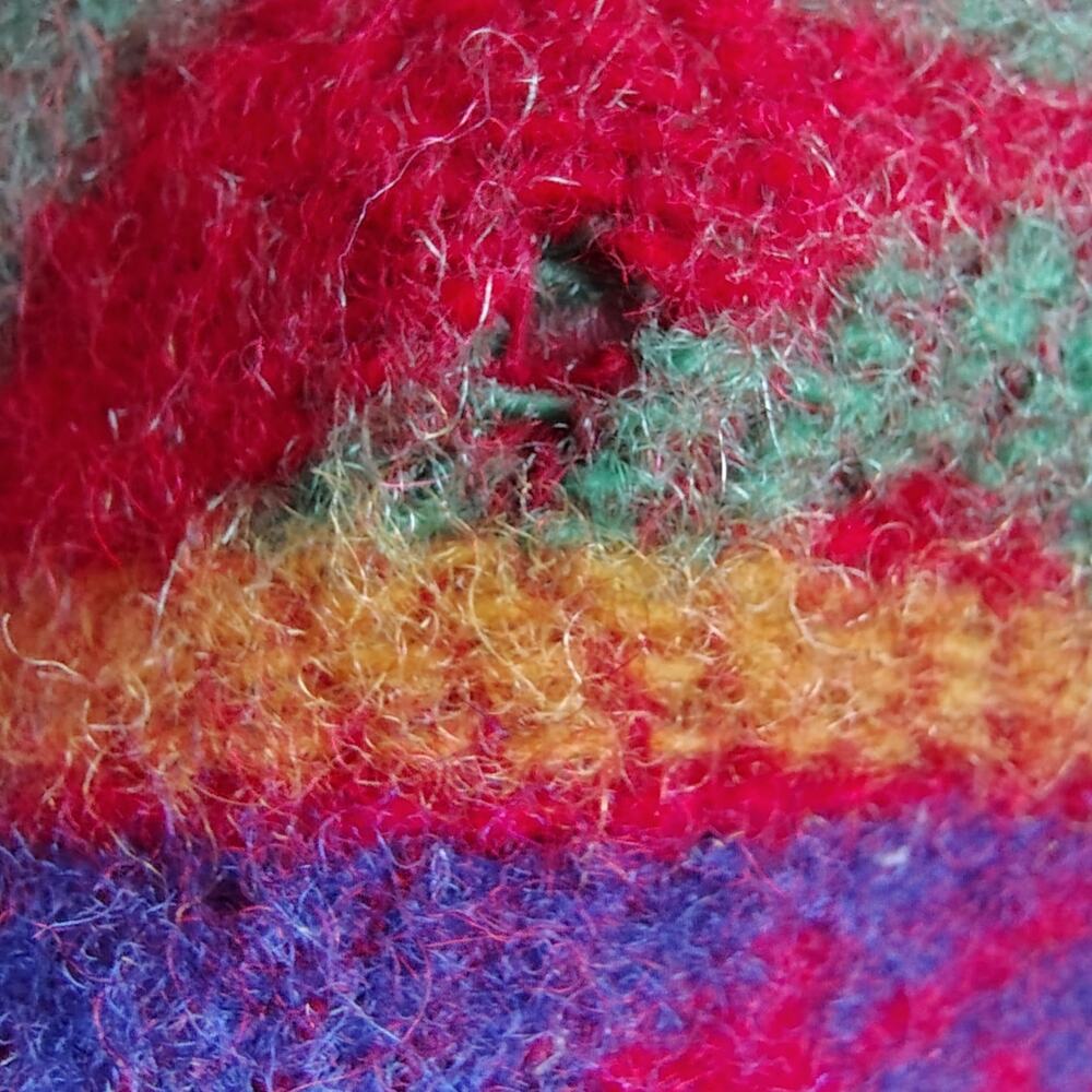Ralph Lauren Country Wool Southwest Tribal Blanket Skirt Red Blue Green 6 - Picture 8 of 16